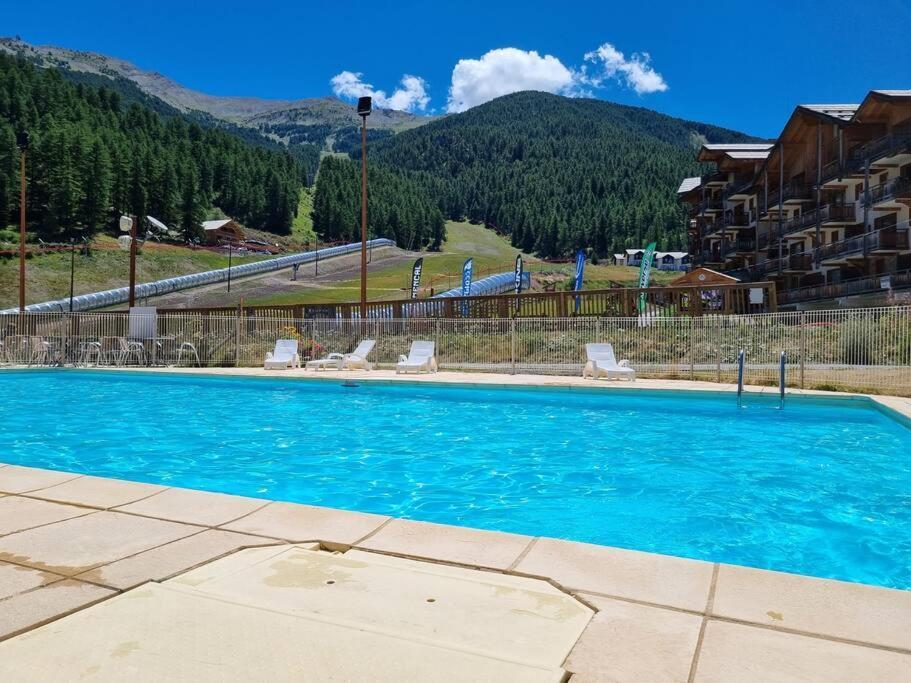 Apartamento T2 + Coin Montagne - Wifi/Piscine - Les Orres 1800 Exterior foto